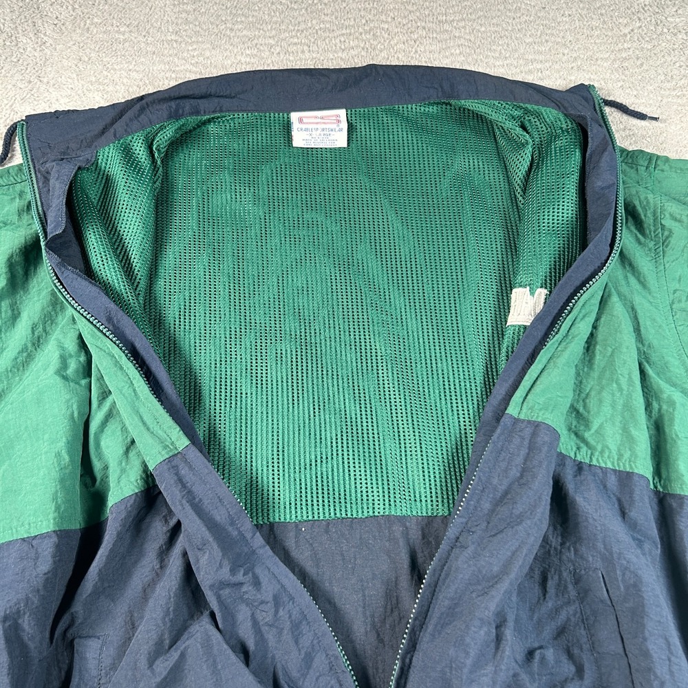 Vintage Dartmouth College Windbreaker Jacket Mens XL Colorblock Cable Sportswear - Picture 6 of 9